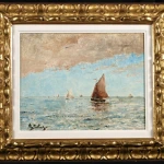 Bateaux sur la mer – le soir thumbnail
