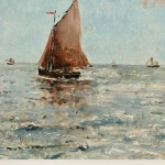 Bateaux sur la mer – le soir thumbnail
