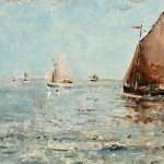 Bateaux sur la mer – le soir thumbnail