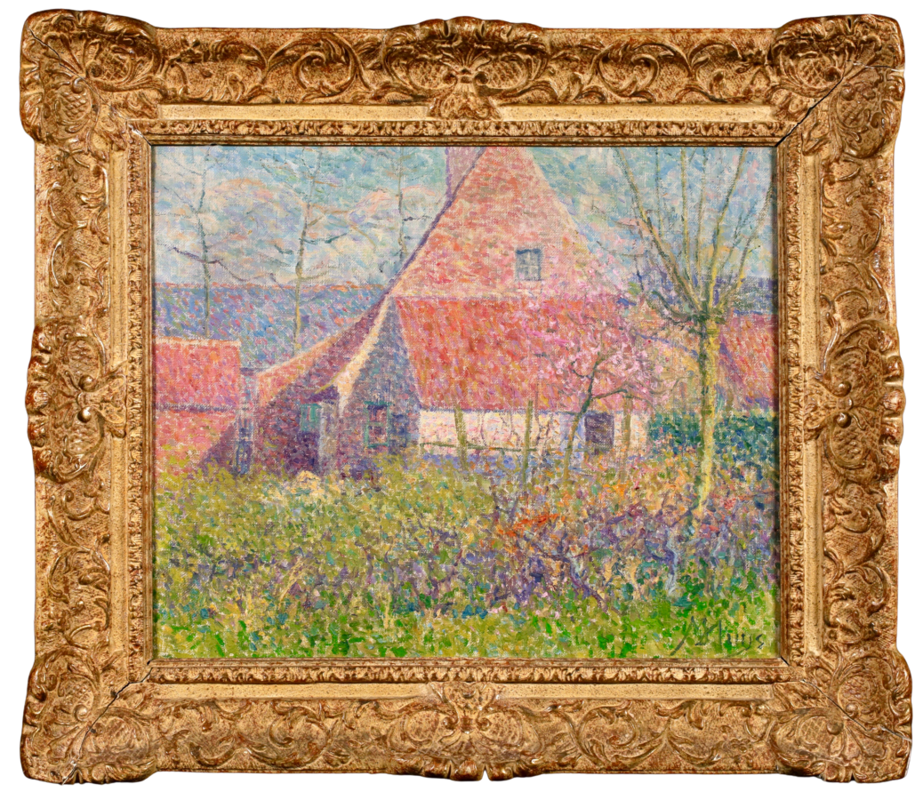A Farmhouse in Spring - Buy Fine Paintings Online