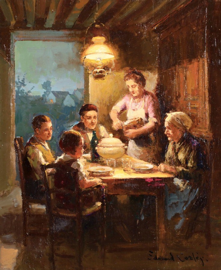 La Famille – Effet de Lampe - Buy Fine Paintings Online