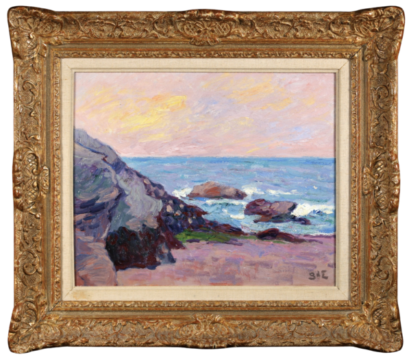 Coucher de Soleil – Plage a Belle Ilè - Buy Fine Paintings Online
