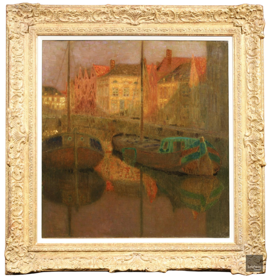 Barques de Peche – Coucher De Soleil - Buy Fine Paintings Online