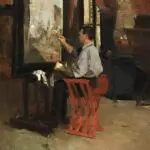 An artist in his studio thumbnail