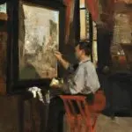 An artist in his studio thumbnail
