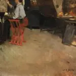 An artist in his studio thumbnail
