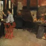 An artist in his studio thumbnail