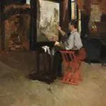 An artist in his studio thumbnail