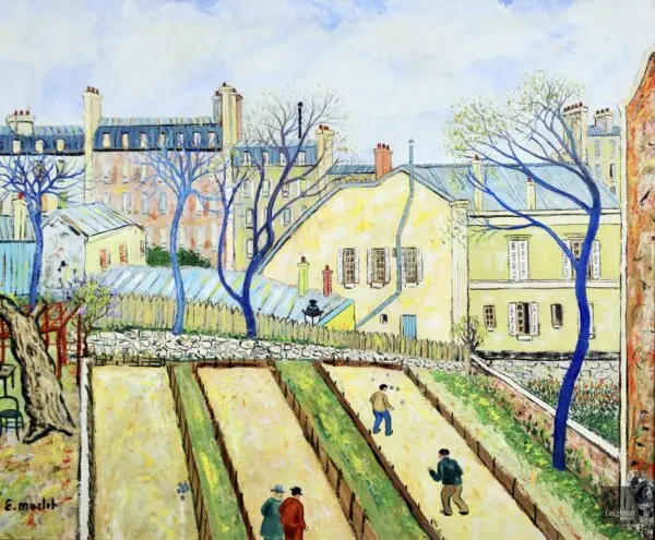 Jeux de Boules – Montmartre - Buy Fine Paintings Online