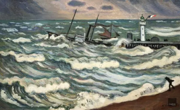 Stormy Weather – Honfleur - Buy Fine Paintings Online