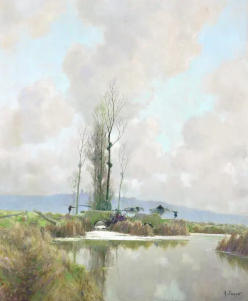 Avant Printemps au Marais - Buy Fine Paintings Online