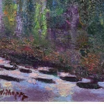 A lake at sunset thumbnail