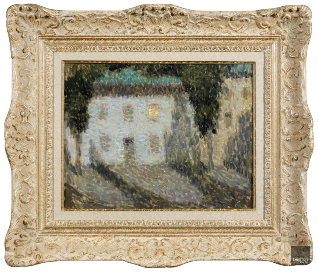 Nocturne, Fenêtre Eclairée - Buy Fine Paintings Online