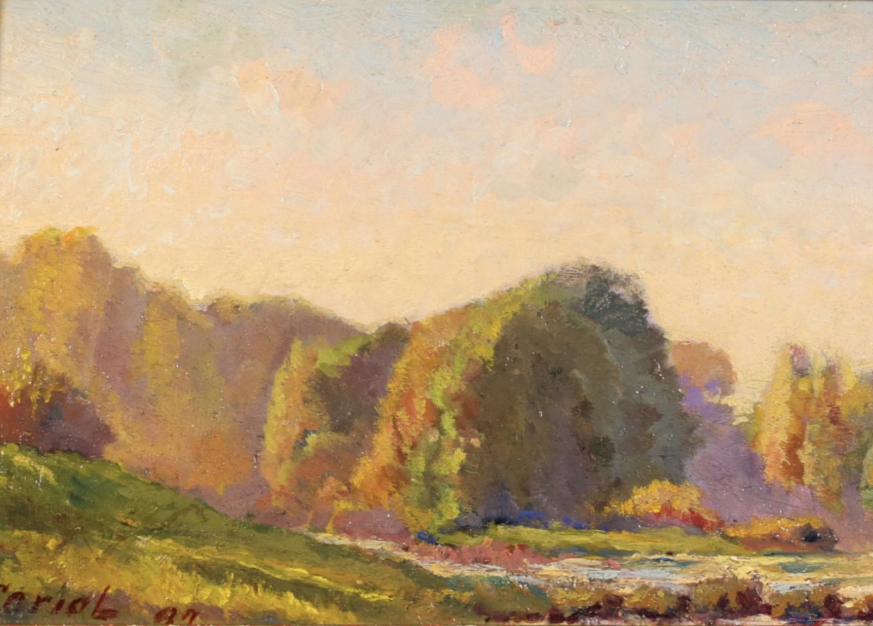 Valle de la Marne pres de St. Maur – Soiree d’Automne - Buy Fine Paintings Online
