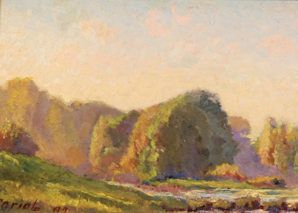 Valle de la Marne pres de St. Maur – Soiree d’Automne - Buy Fine Paintings Online