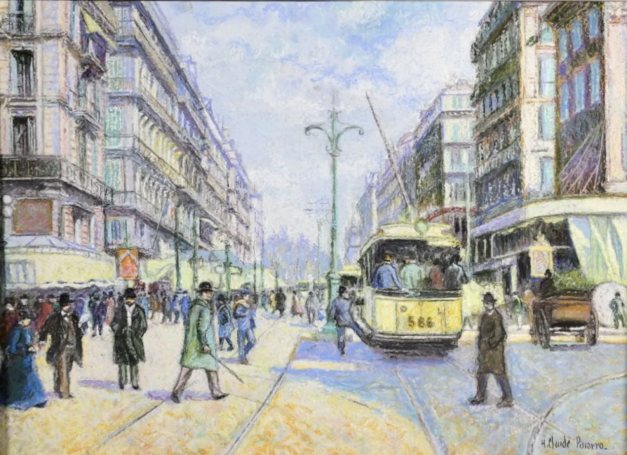 Tramway de la Rue de Noailles – Marseille - Buy Fine Paintings Online