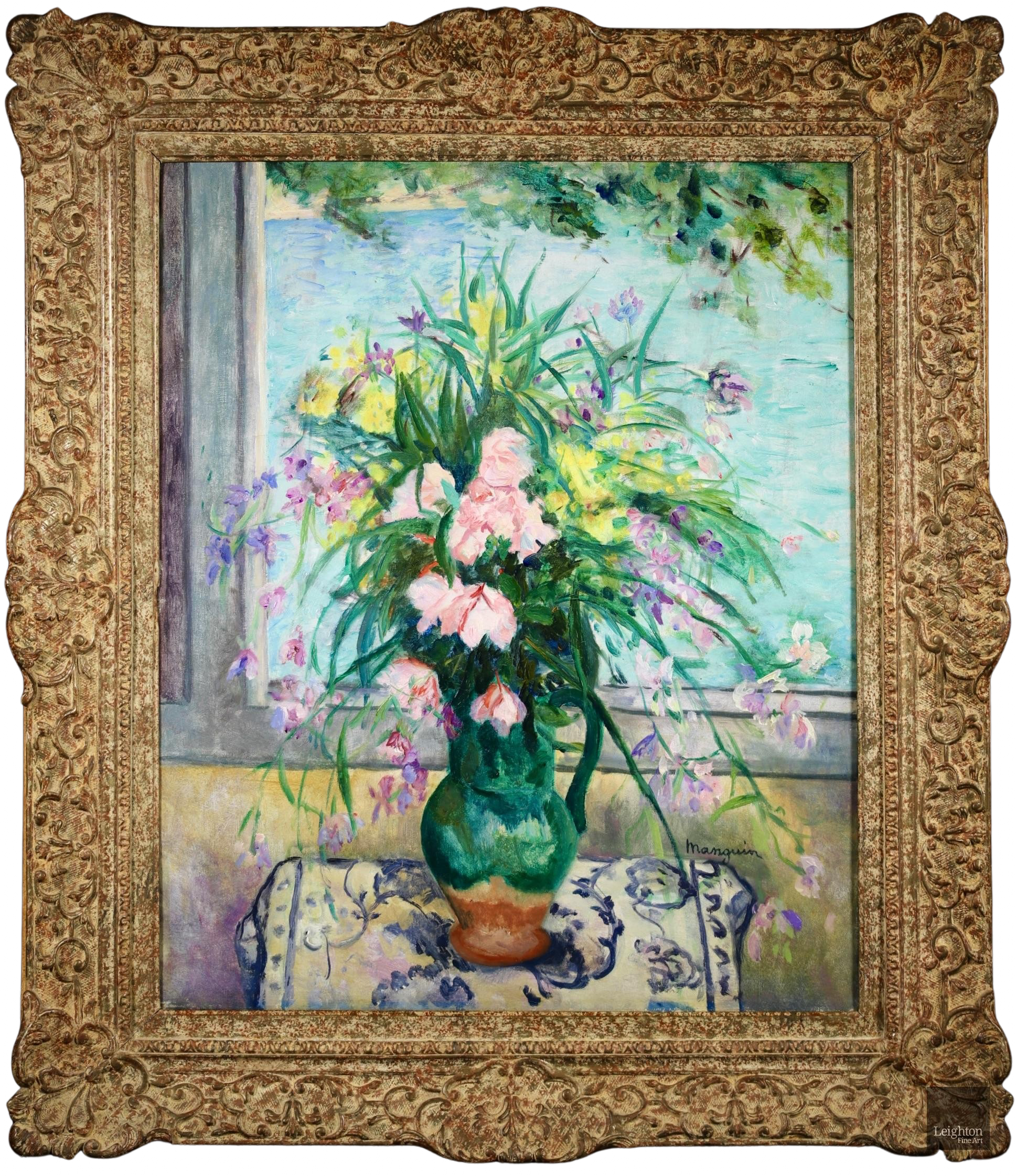 Buy Fleurs devant la veranda - L'Oustalet - Saint Tropez