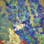 Delphiniums in the mirror thumbnail