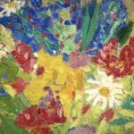 Delphiniums in the mirror thumbnail
