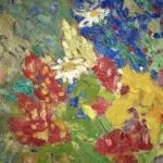 Delphiniums in the mirror thumbnail