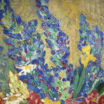Delphiniums in the mirror thumbnail