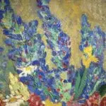 Delphiniums in the mirror thumbnail