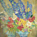 Delphiniums in the mirror thumbnail