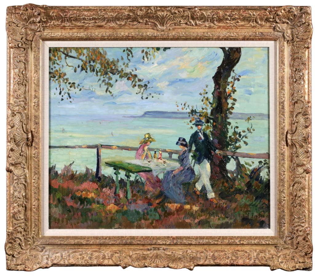 Sur la Terrasse – Honfleur - Buy Fine Paintings Online