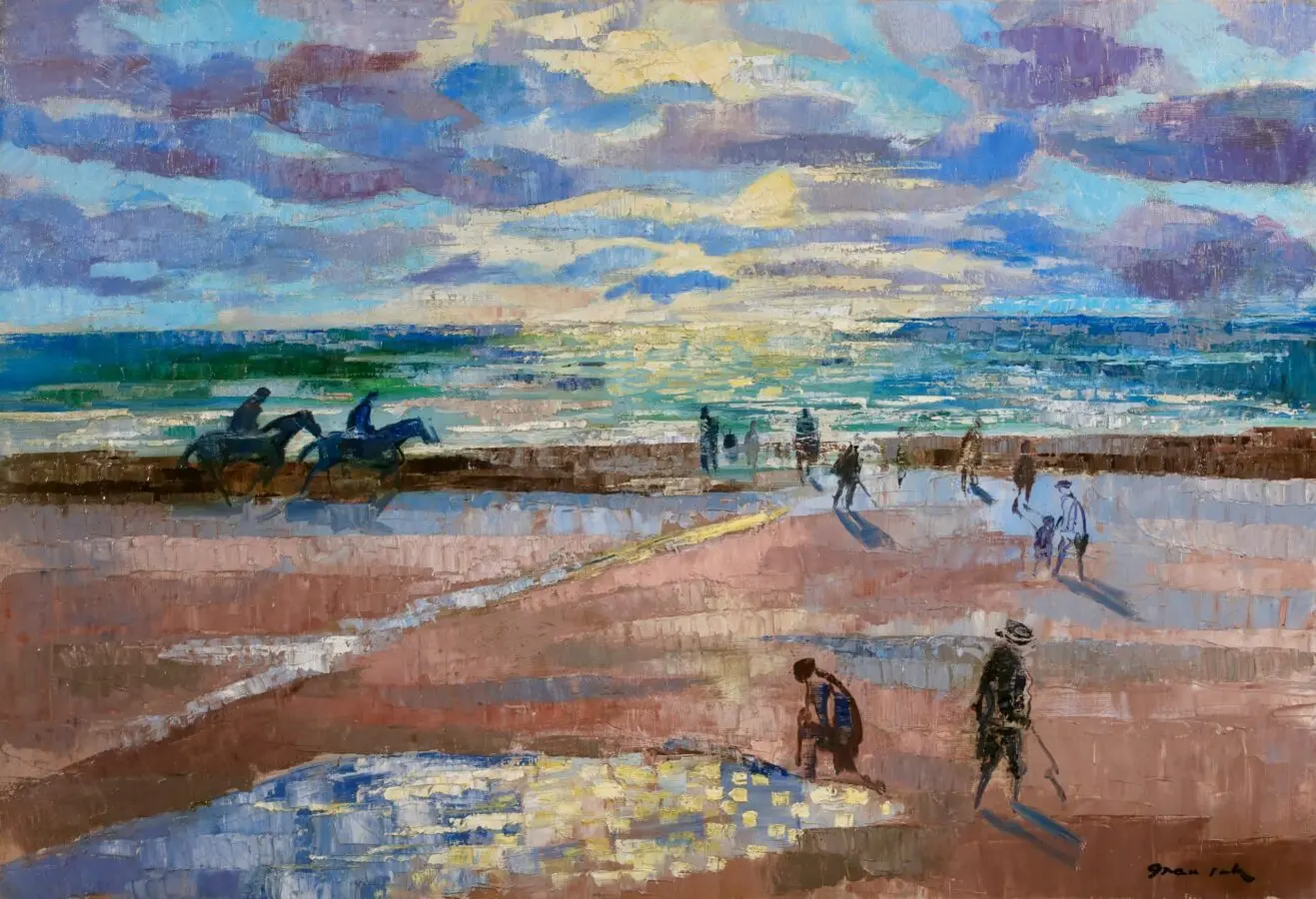 Coucher de Soleil – Deauville - Buy Fine Paintings Online