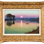 Clair de lune sur la Seine près des Yvelines thumbnail