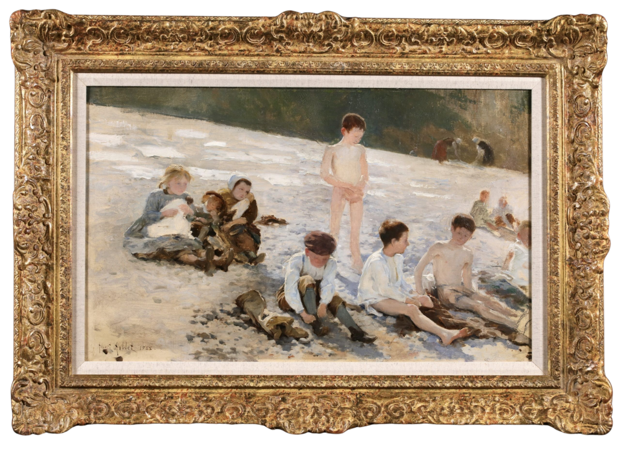 Enfants sur la plage - Buy Fine Paintings Online