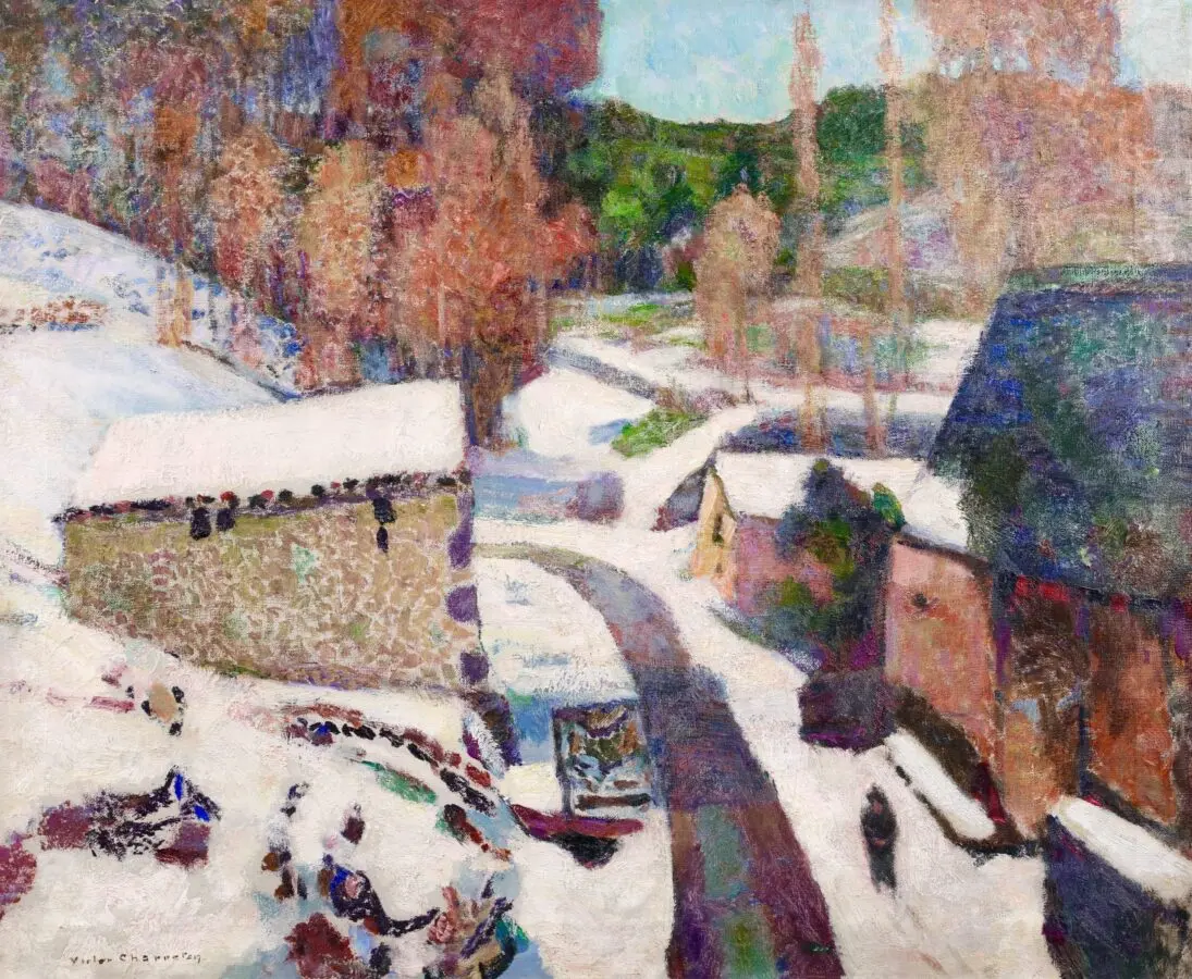 Murols sous la neige - Buy Fine Paintings Online