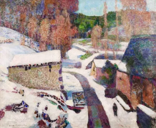 Murols sous la neige - Buy Fine Paintings Online