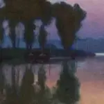 Clair de lune sur la Seine près des Yvelines thumbnail