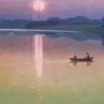 Clair de lune sur la Seine près des Yvelines thumbnail