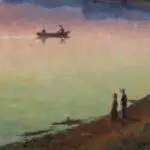Clair de lune sur la Seine près des Yvelines thumbnail