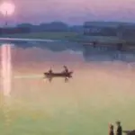 Clair de lune sur la Seine près des Yvelines thumbnail