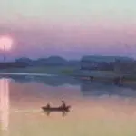 Clair de lune sur la Seine près des Yvelines thumbnail