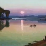 Clair de lune sur la Seine près des Yvelines thumbnail