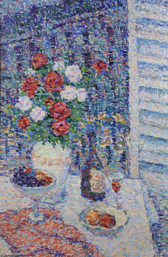 Fleurs a la fenetre – Paris - Buy Fine Paintings Online