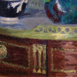 Fleurs sur une table en bronze doré thumbnail