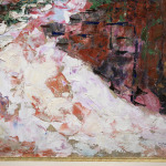 Femme dans un paysage enneige thumbnail