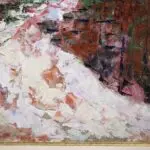 Femme dans un paysage enneige thumbnail