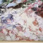 Femme dans un paysage enneige thumbnail