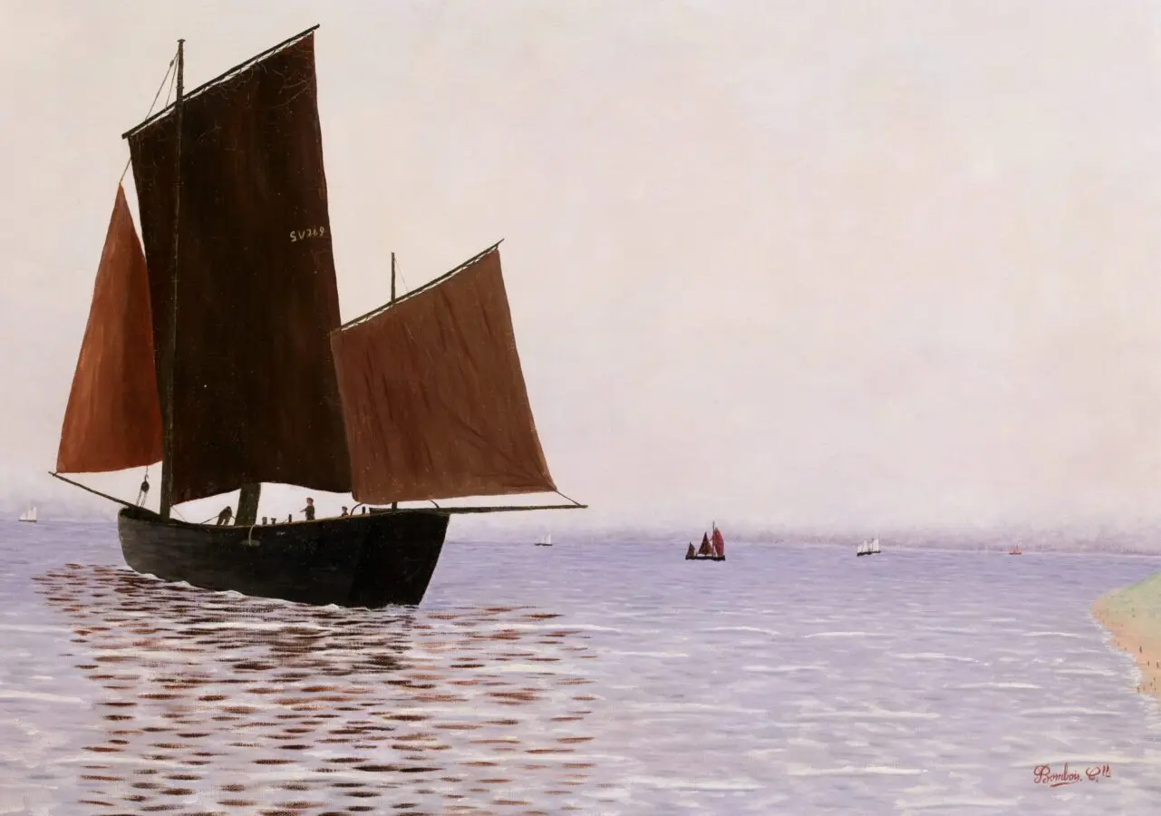Bateaux sur la mer - Buy Fine Paintings Online