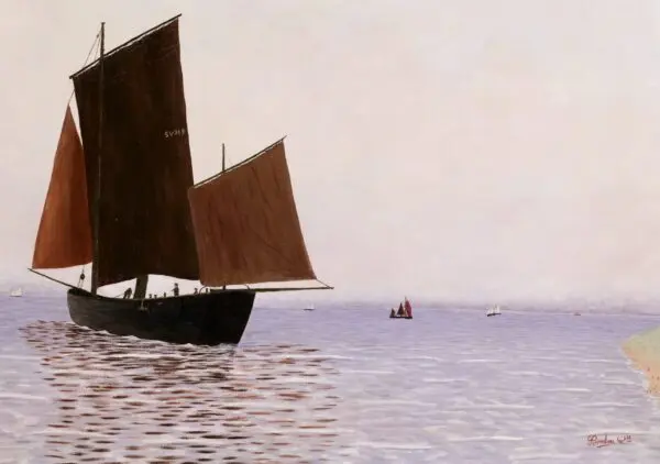 Bateaux sur la mer - Buy Fine Paintings Online