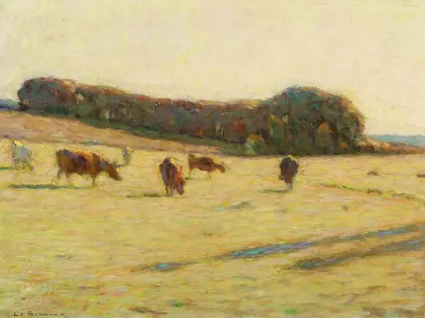Effets de lumiere dans le pre - Buy Fine Paintings Online