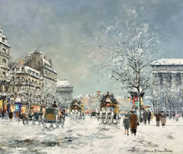 Paris sous la neige - Buy Fine Paintings Online