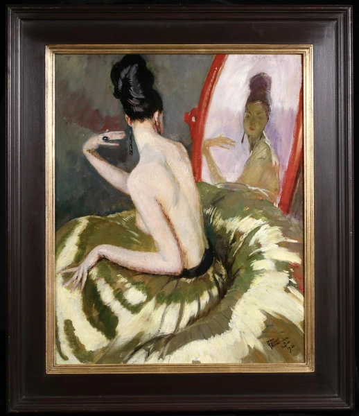 Élégant dans le miroir - Buy Fine Paintings Online