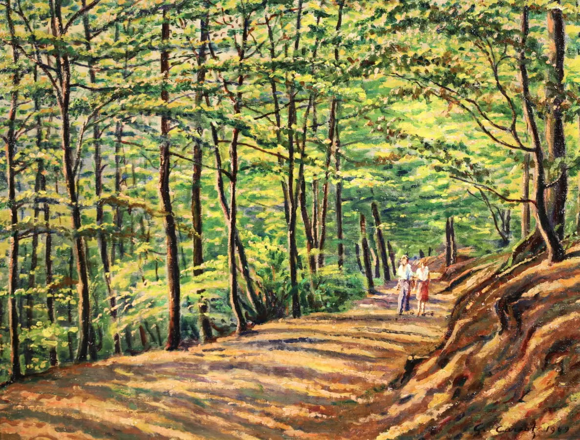 A walk in the forest – Wiesbaden - Buy Fine Paintings Online